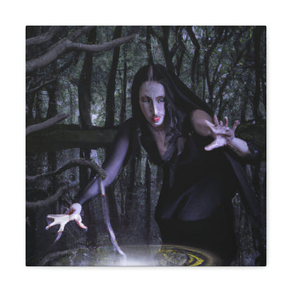 "The Witch and the Flooded Forest" - The Alien Canva