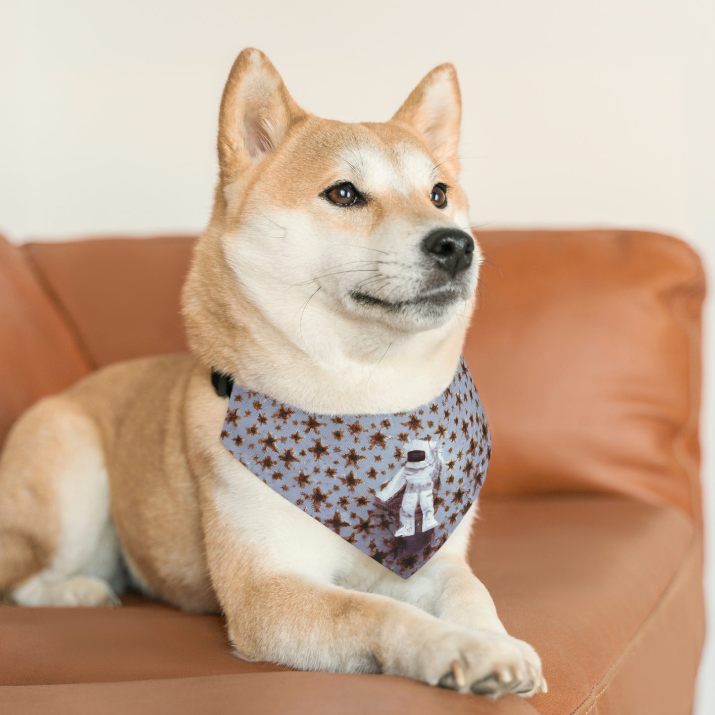 "A Small Adventurer Among Giant Stars" - The Alien Pet Bandana Collar