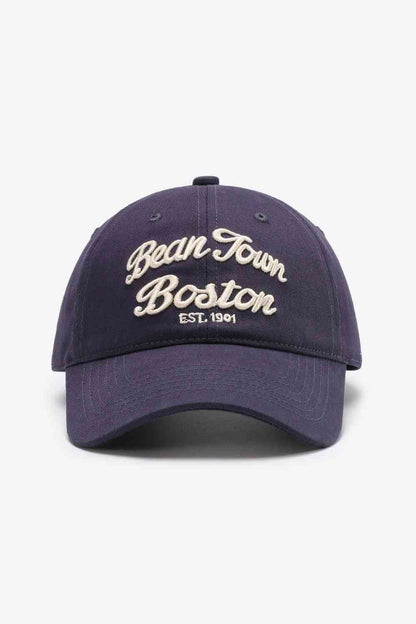 Gorra de béisbol ajustable con gráfico bordado