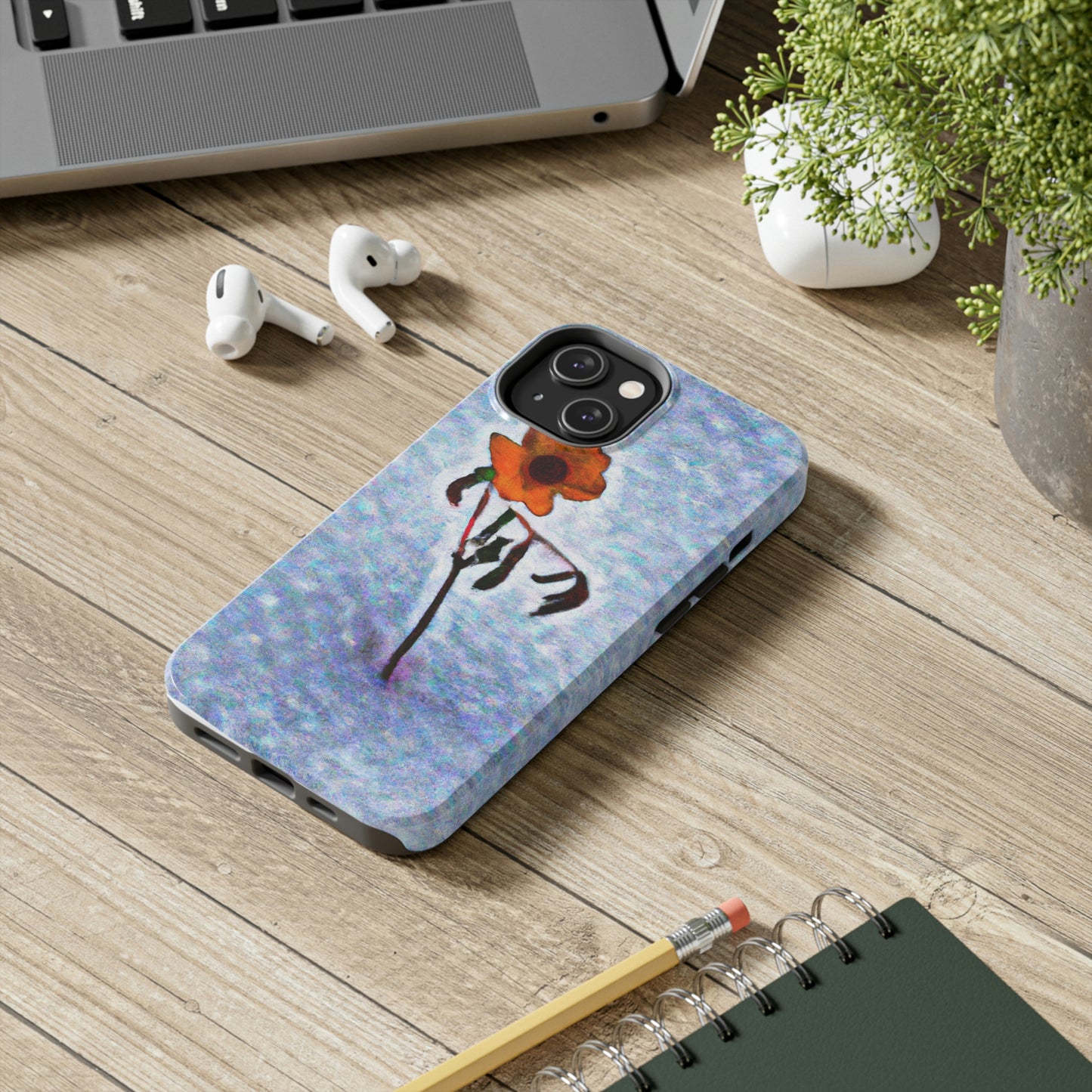 "Eine Blume, die sich weigert zu zittern" - Die Alien Tough Phone Cases