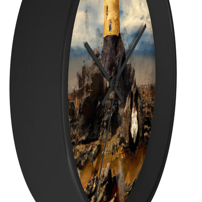 "Lonely Beacon on the Shore" - El reloj de pared alienígena