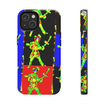 "Tanz mit Feuer und Stahl." - Die Alien Tough Phone Cases