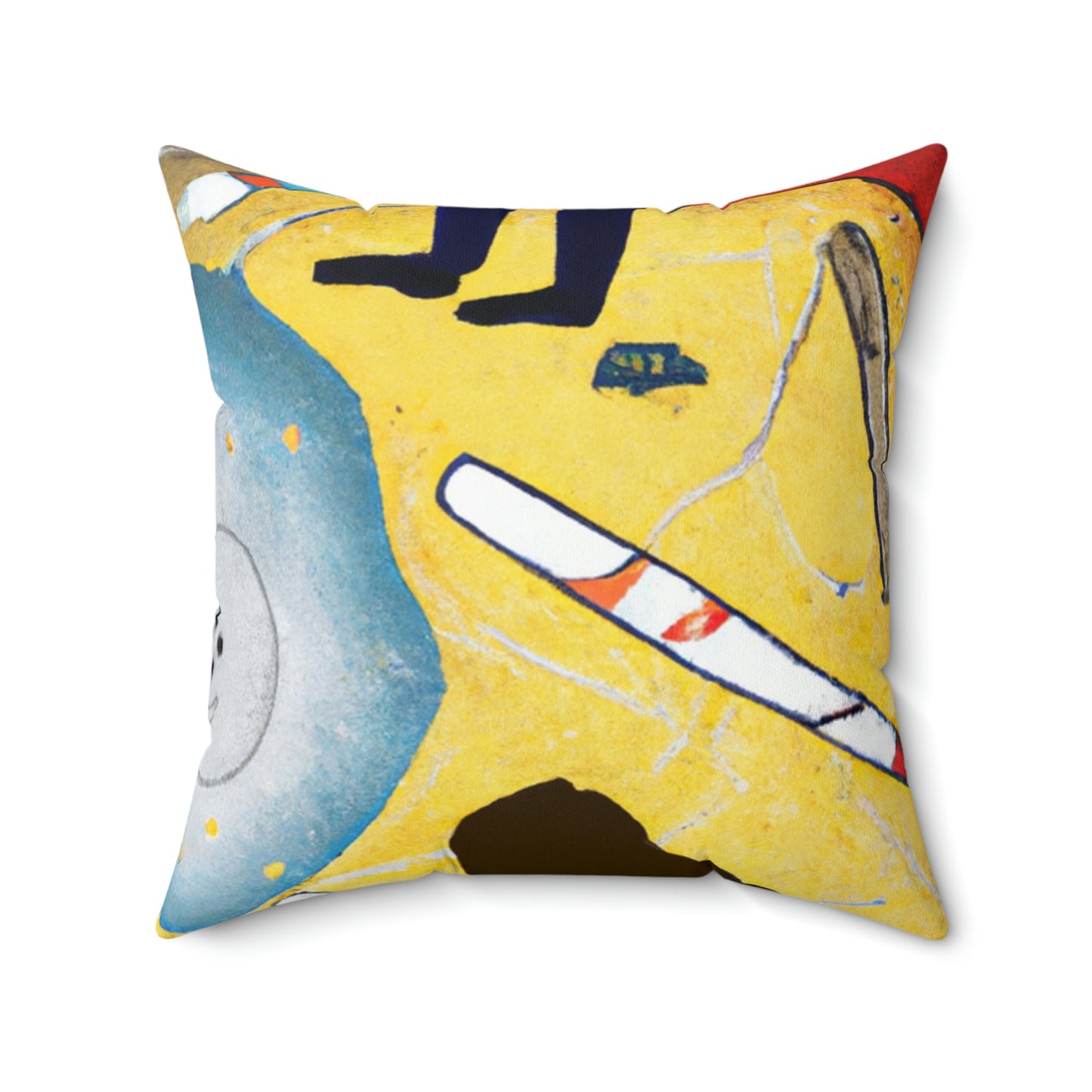 unlocks a portal to a new dimension

The Portal to the Lost World - The Alien Square Pillow