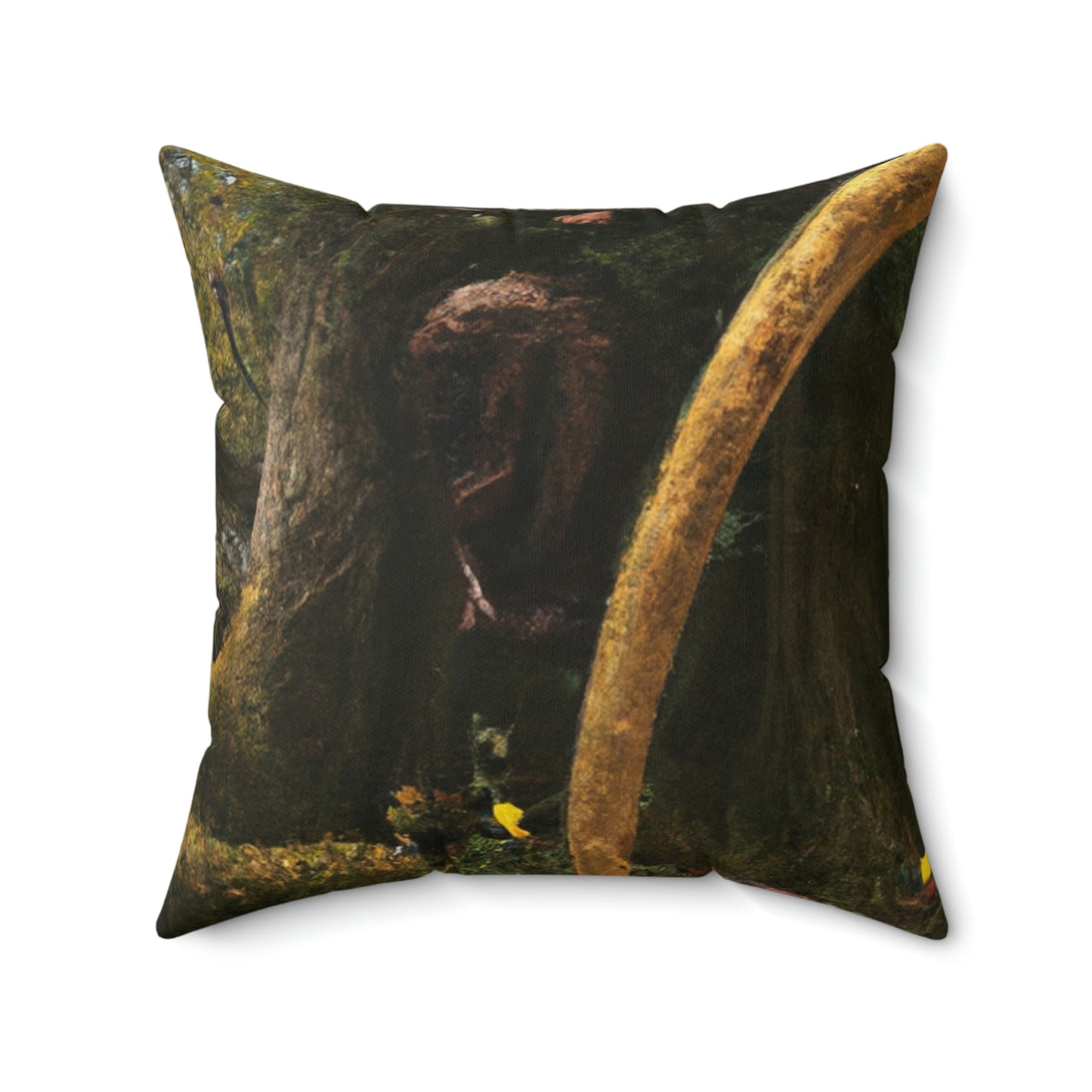 The Lost Secrets of the Forgotten Forest - The Alien Square Pillow