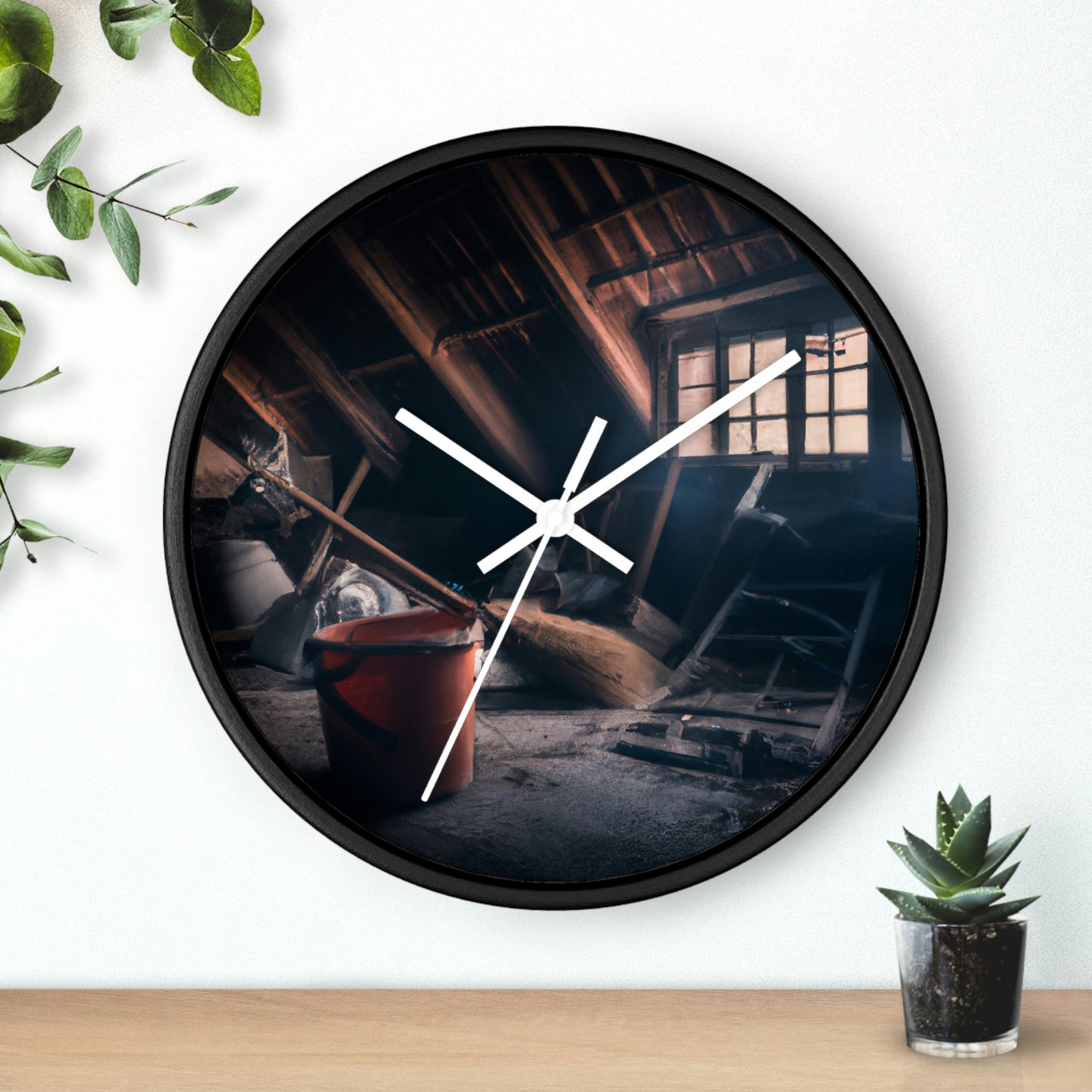 "Dusty Hopes in an Abandoned Attic" - The Alien Wall Clock