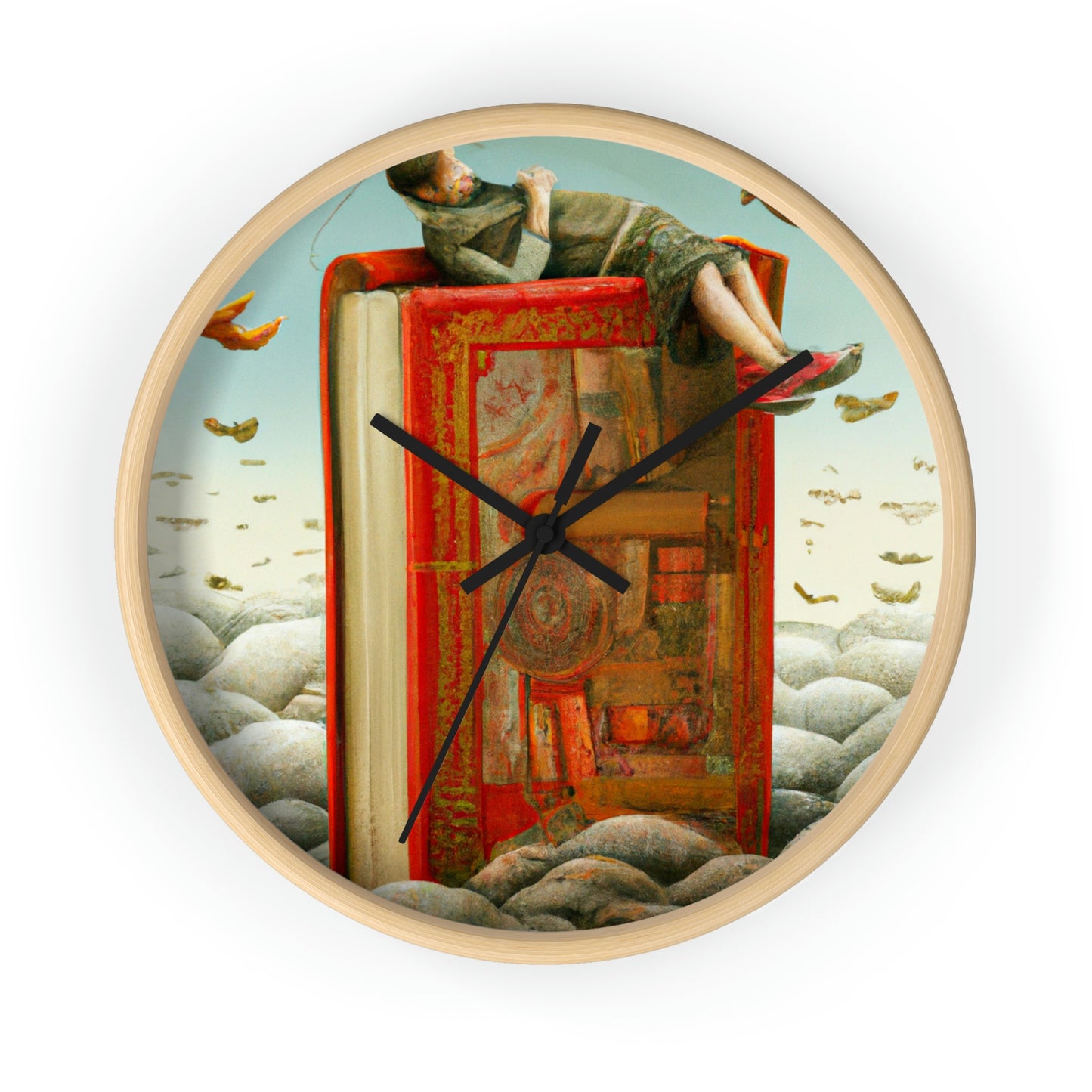 "Cradled by Knowledge" - The Alien Wall Clock