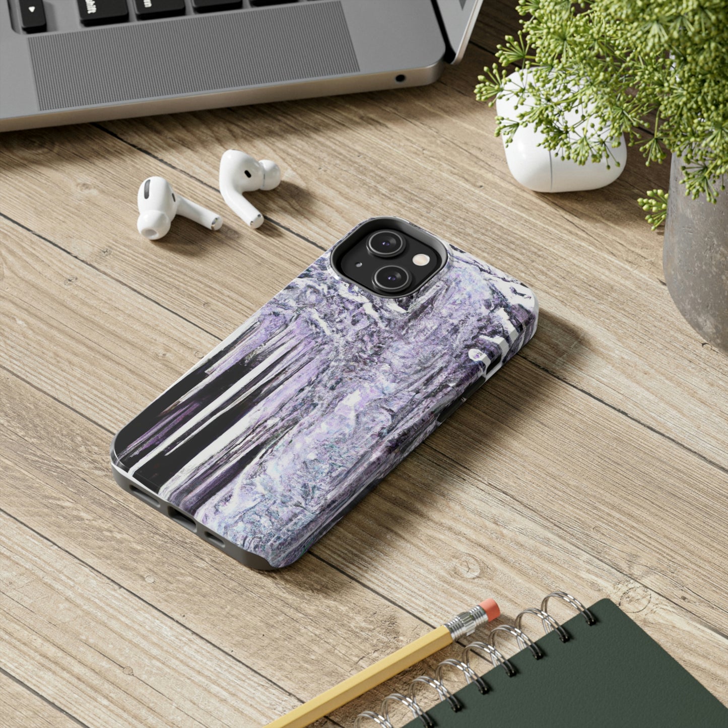 "Frost-Tipped Falls of Glistening Grief" - The Alien Tough Phone Cases