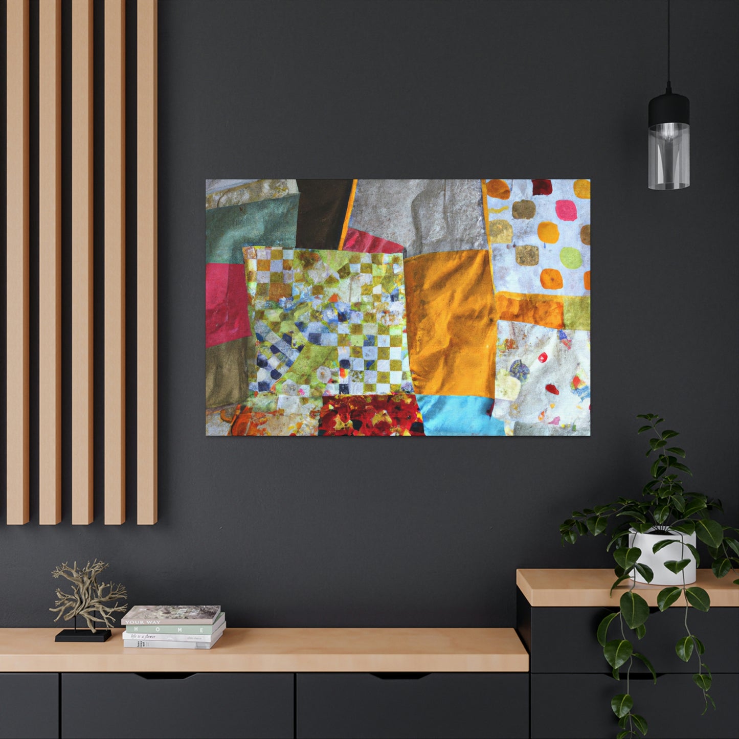 "Stitching Together a Scrap Quilt" - The Alien Canva