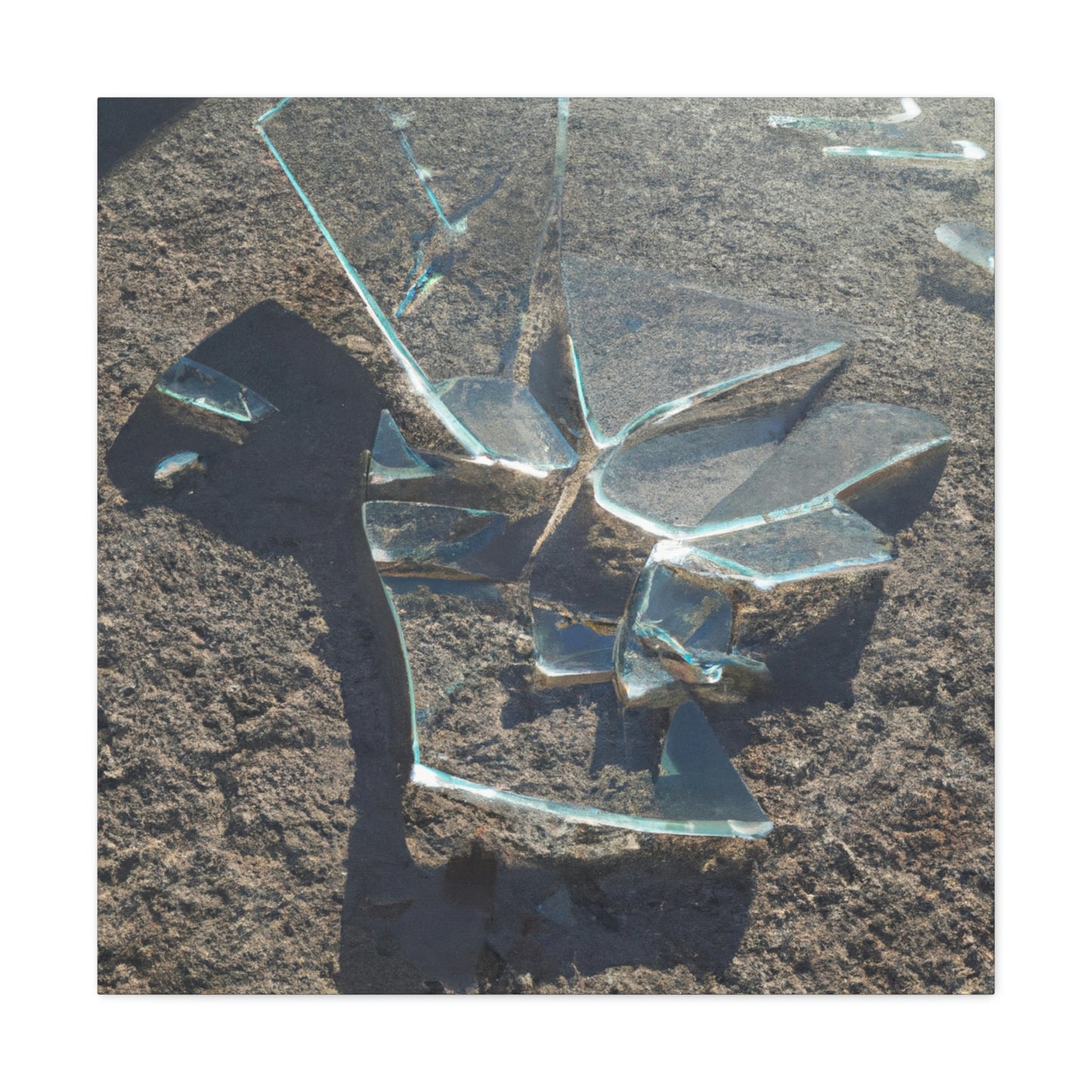 "Glimmer of Broken Glass" - The Alien Canva