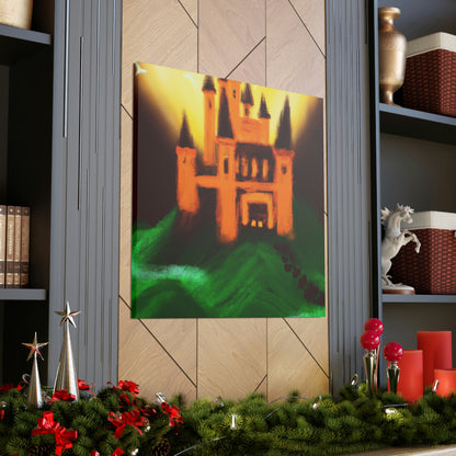 "Mysterious Castle Painting" - The Alien Canva