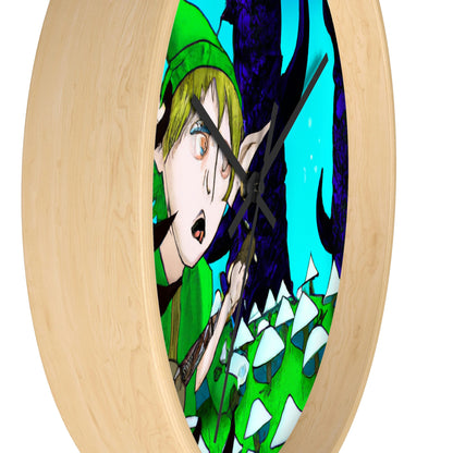 "The Tune-Trotting Elf and the Haunted Forest" - The Alien Wall Clock