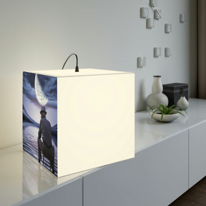 Moonlight Reflections on a Quiet Lake - The Alien Light Cube Lamp