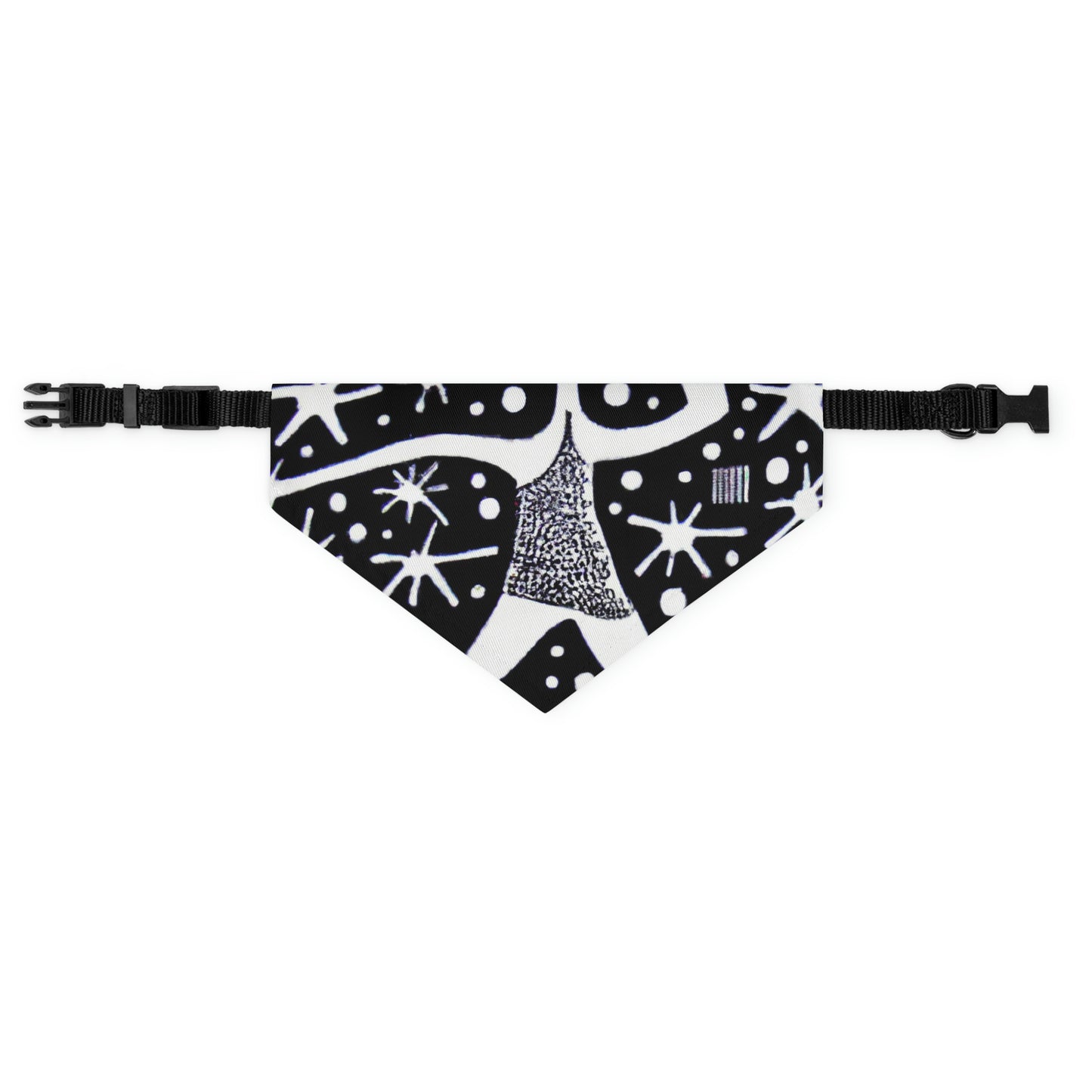 „Dancing Among the Galactic Light“ – Das Alien-Haustier-Bandana-Halsband