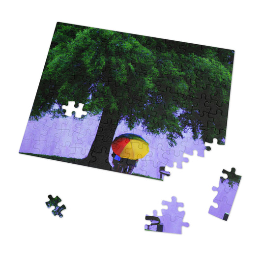 "Beneath the Rainy Sky." - The Alien Jigsaw Puzzle