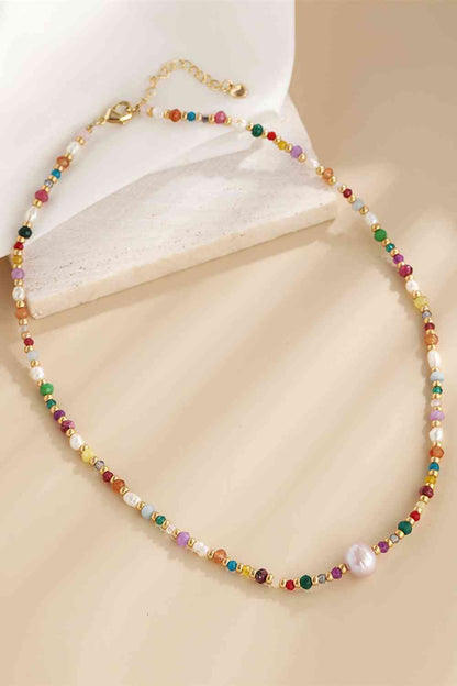 Multicolored Bead Necklace