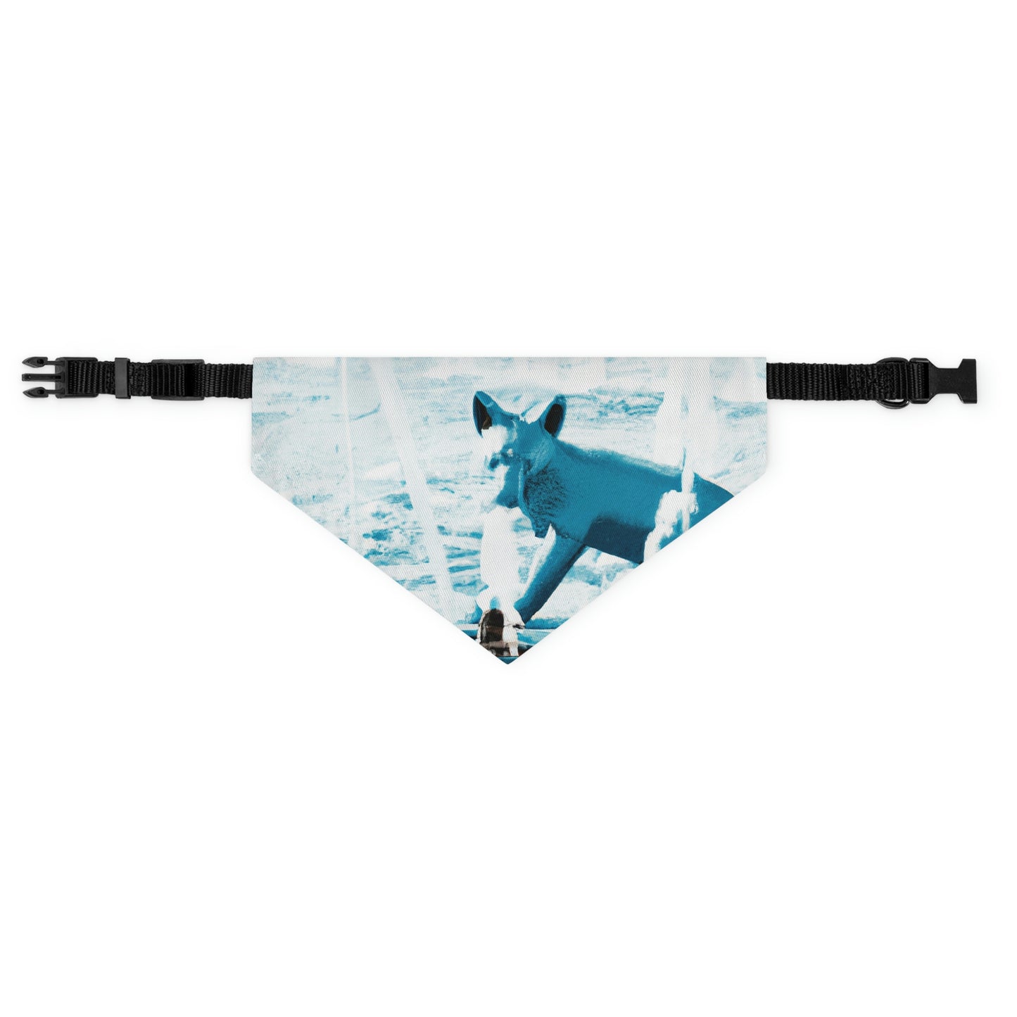 "Foxy Herumtollen im Brunnen" - Das Alien Pet Bandana Halsband