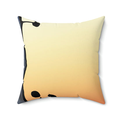 "Forgotten in the Sunset" - The Alien Square Pillow