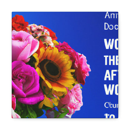 The Flower Collector by Global Artists - Canvas