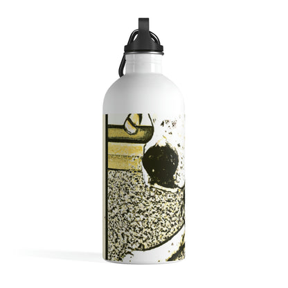 "Fur-tastic Fables: Vintage Comic Book Pet Portraits" - The Alien Stainless Steel Water Bottle