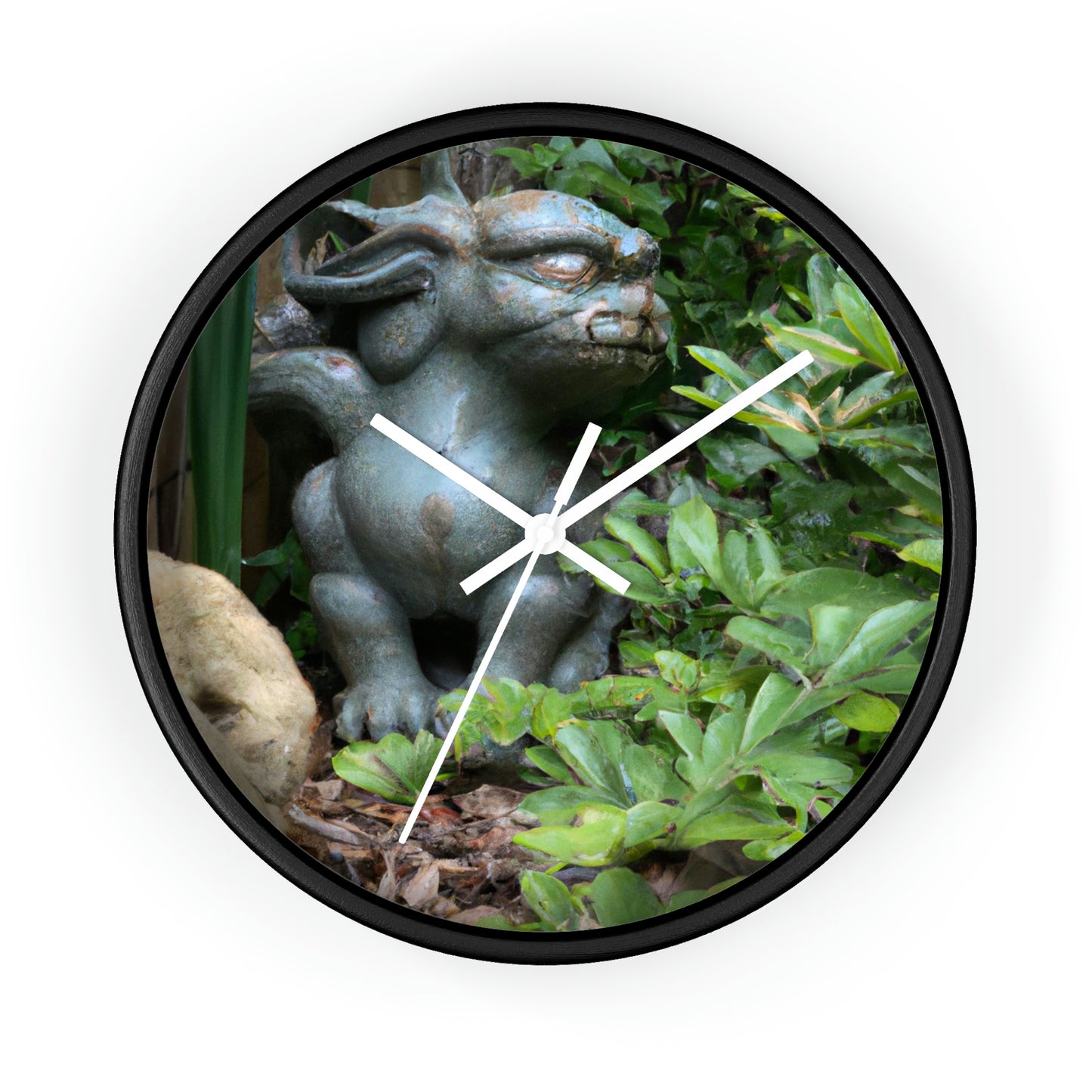 "Guardian of the Secret Garden" - The Alien Wall Clock