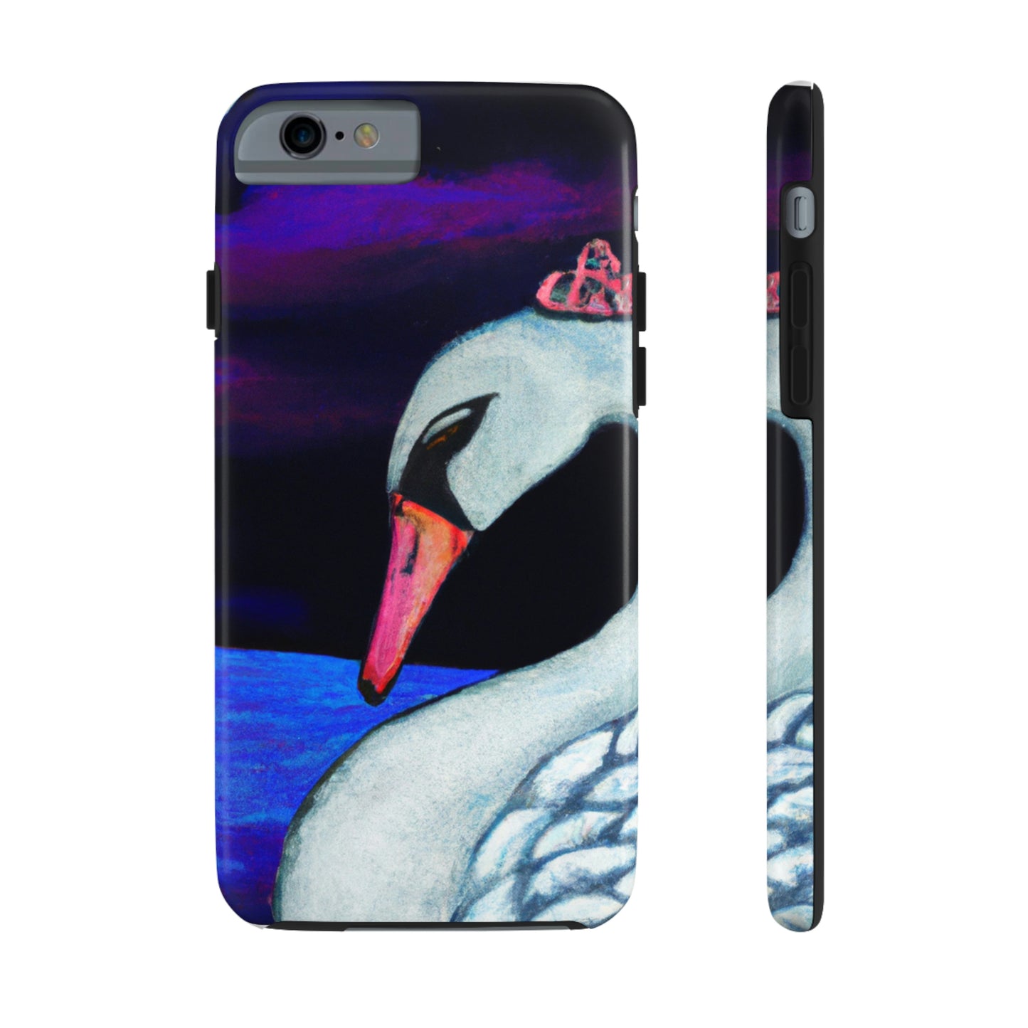 "A Swan's Lament: The Widwed Heavens" - Die Alien Tough Phone Cases