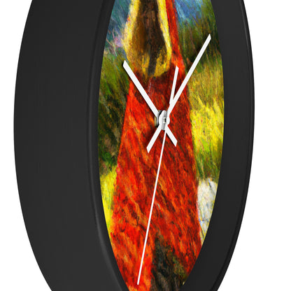 The Tattered Red Cloaked Stranger - The Alien Wall Clock