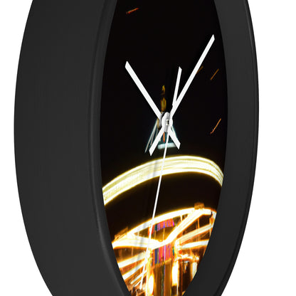 "Carousel Nights: A Glimmer of Starlight" - The Alien Wall Clock