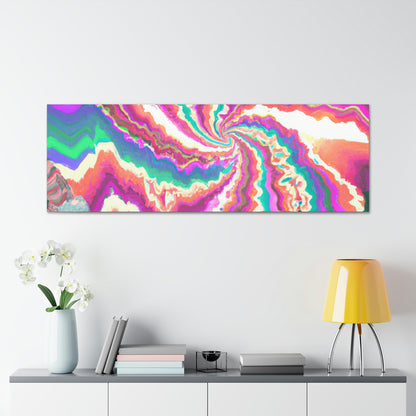 "Vivid Dreamscapes: Surreal Digital Art" - Leinwand