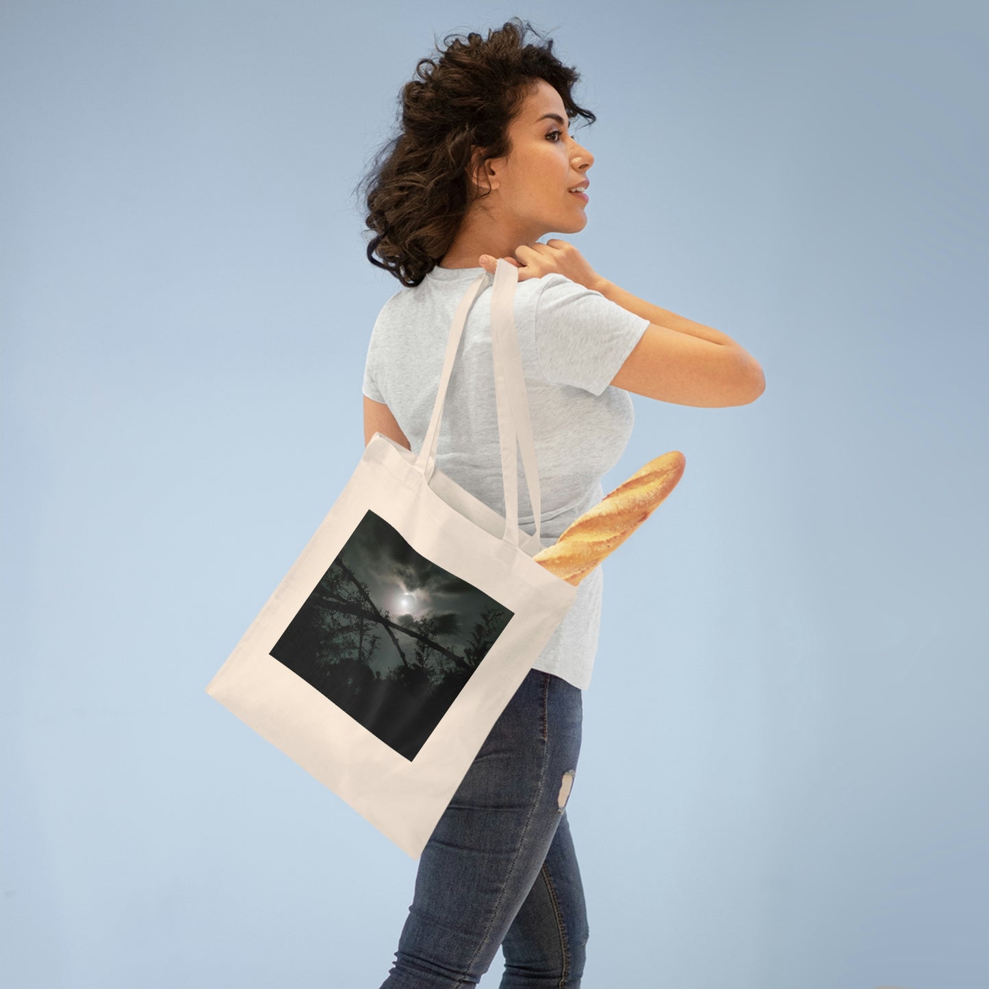 "A Moonlit Mystical World" - The Alien Tote Bag