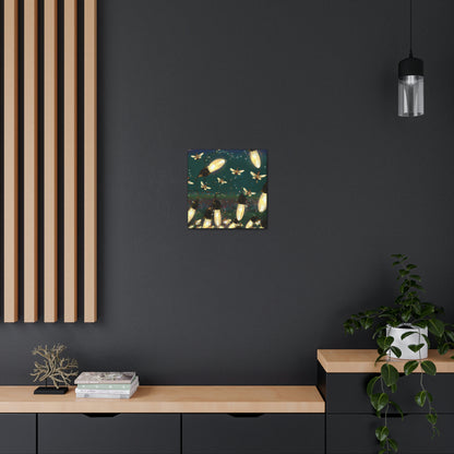 Twinkling Fireflies in the Evening Sky - The Alien Canva