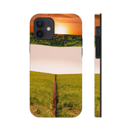 "Golden Horizon at Dusk" - Die Alien Tough Phone Cases