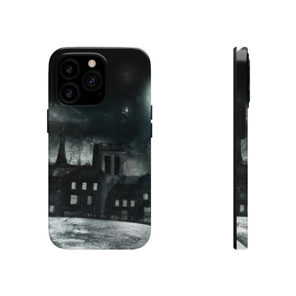 "Nocturno luminoso: una ciudad iluminada por la luz de la luna" - The Alien Tough Phone Cases