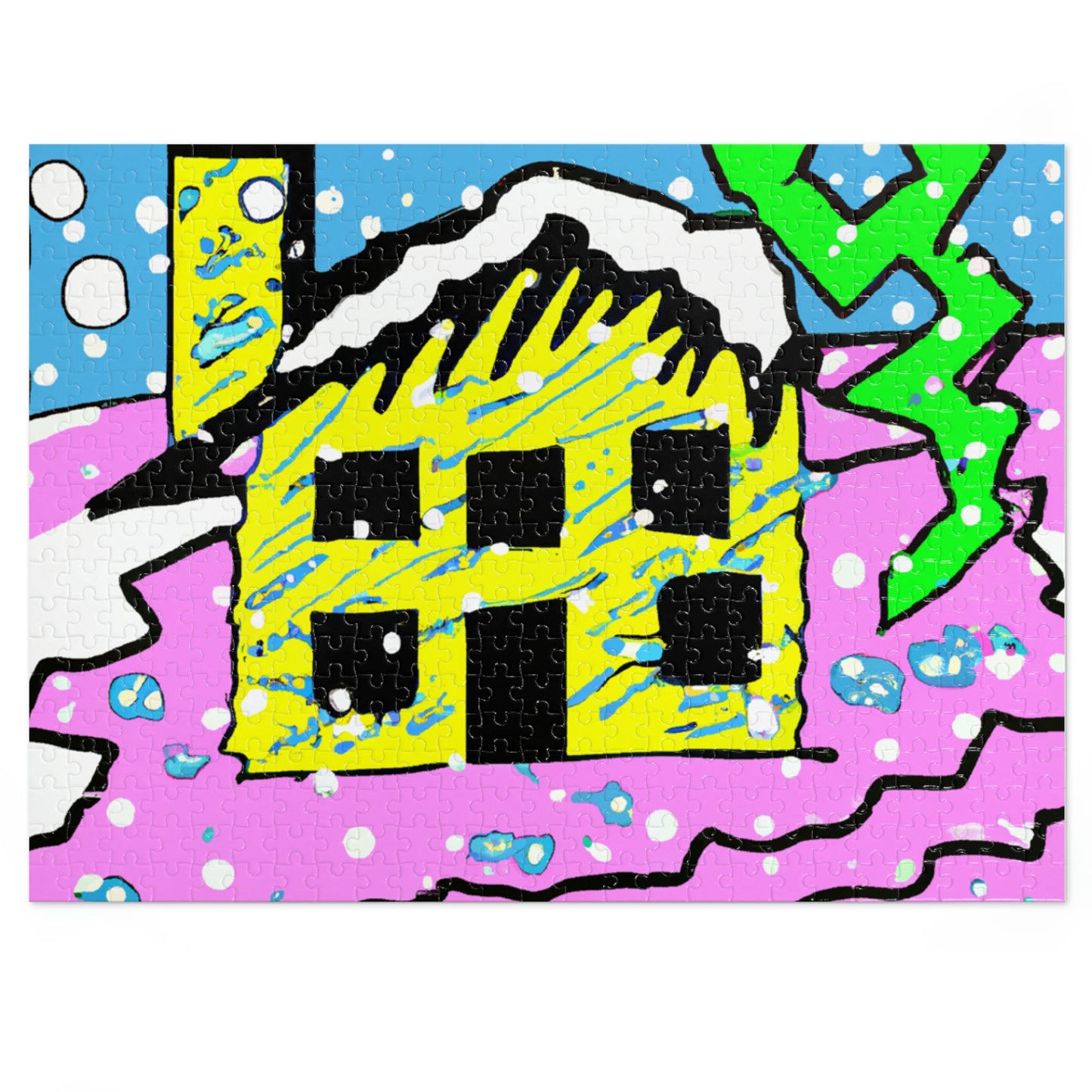 "Desolate Winter Dwelling" - The Alien Jigsaw Puzzle