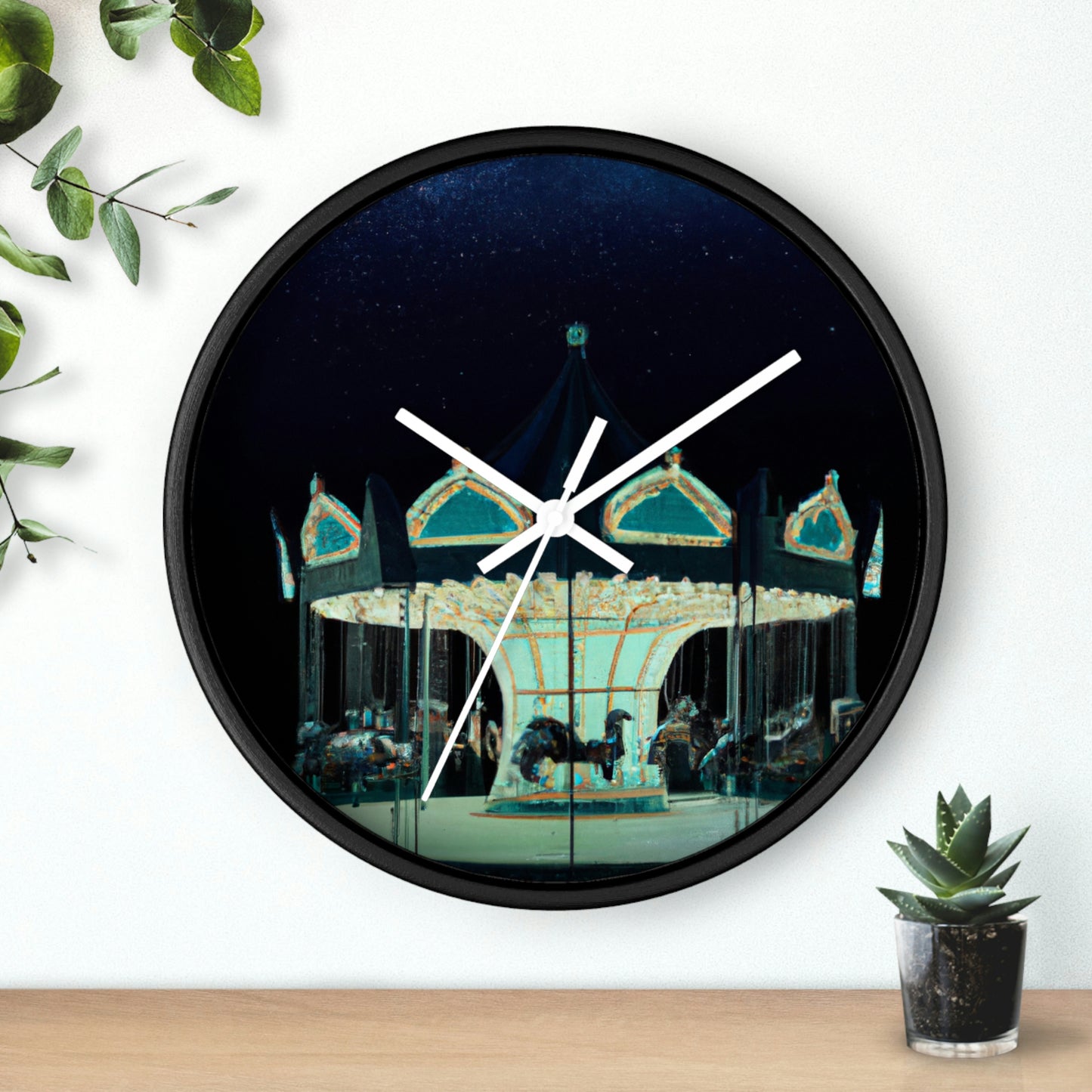 "A Lonesome Carousel Under Shining Stars" - The Alien Wall Clock