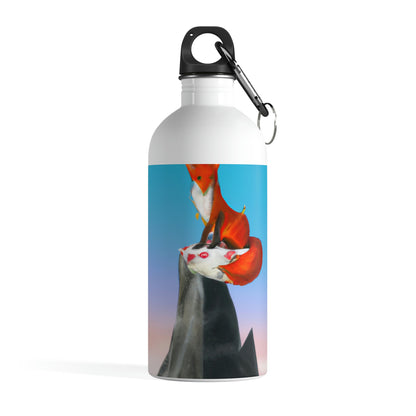 The Fox That Peaketh on the Mountain - The Alien Botella de agua de acero inoxidable