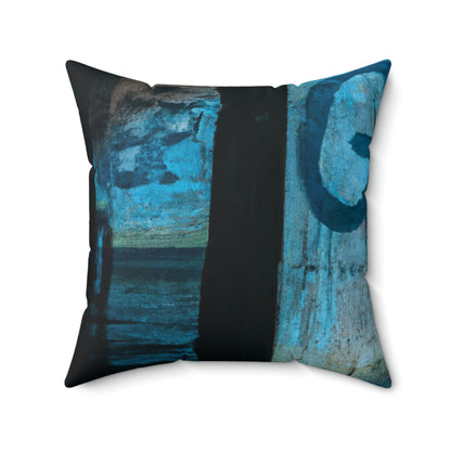 "Diving the Ruins of the Lost Underwater City" - The Alien Square Pillow