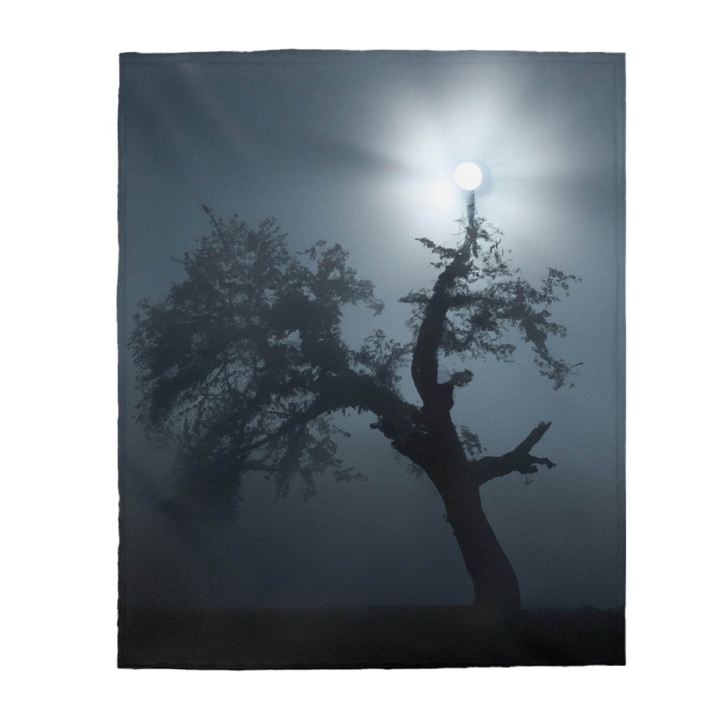 "A Shining Sentinel in the Mist” - The Alien Velveteen Plush Blanket #nft