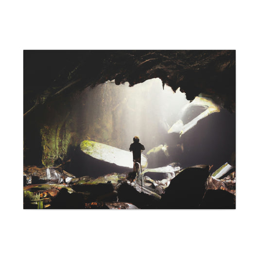 Das Geheimnis der verlassenen Höhle - The Alien Canva
