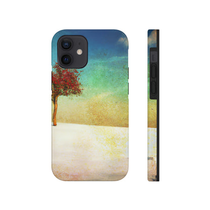 "Alone in the Snowy Meadow" - The Alien Tough Phone Cases