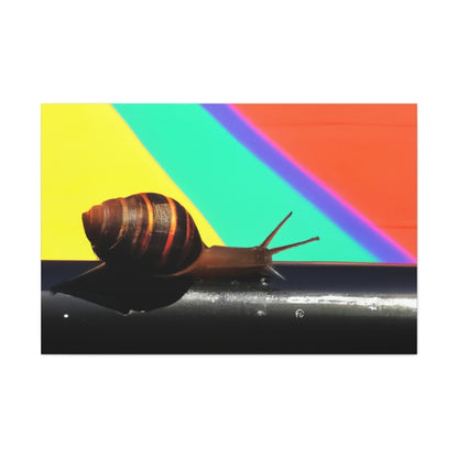 "Rainbow Pot of Gold: A Snail's Slow Trek" - The Alien Canva