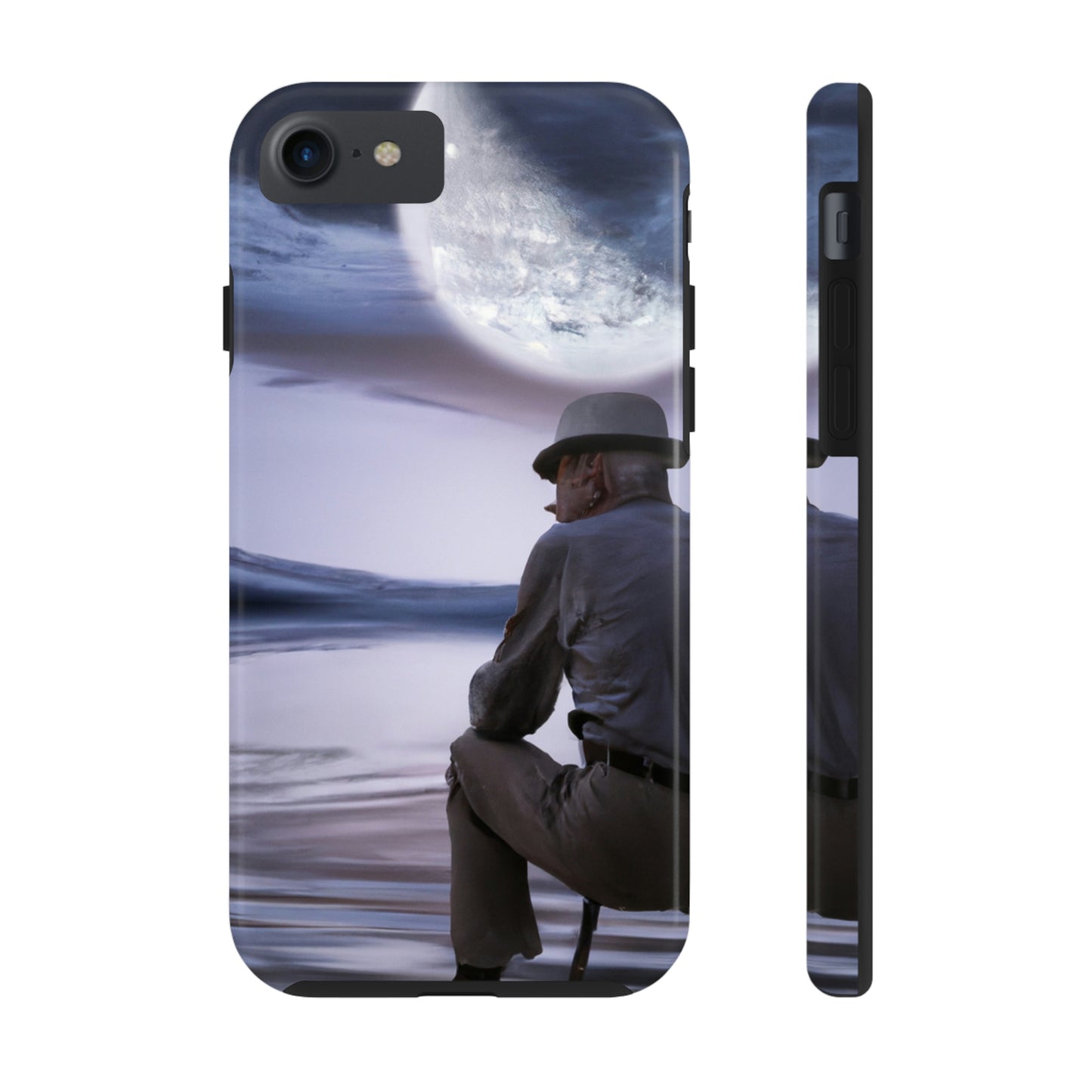 Moonlight Reflections on a Quiet Lake - The Alien Tough Phone Cases