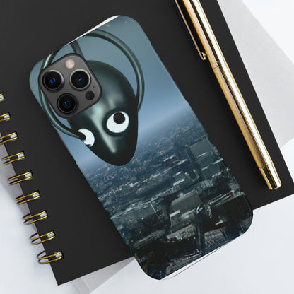 "A Distant Spark: An Alien's Search for Sanctuary in the City." - The Alien Tough Phone Cases