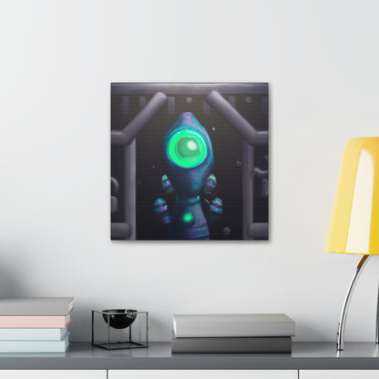 "The Secret Portal Guardian" - The Alien Canva