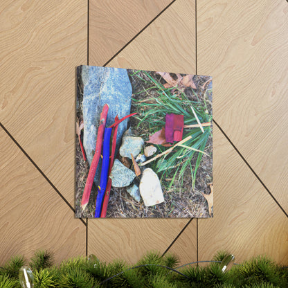 "Outdoor Artistry: A Nature-Made Collage" - The Alien Canva.