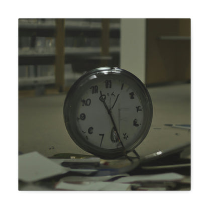 "The Mystery of the Library Clock" - The Alien Canva