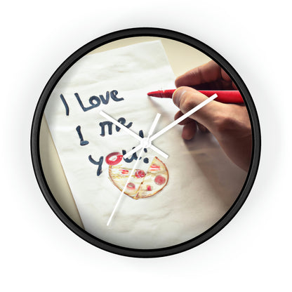 "A Pizza-Loving Love Letter" - The Alien Wall Clock