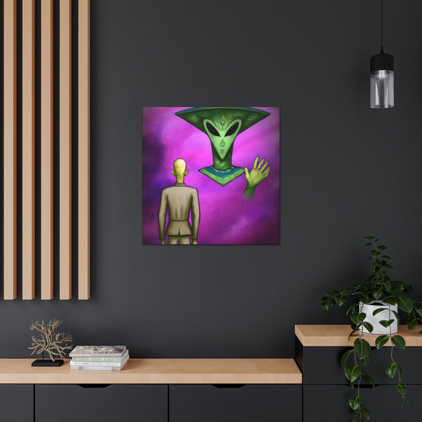 "Outsmarting the Alien Tyrant" - The Alien Canva