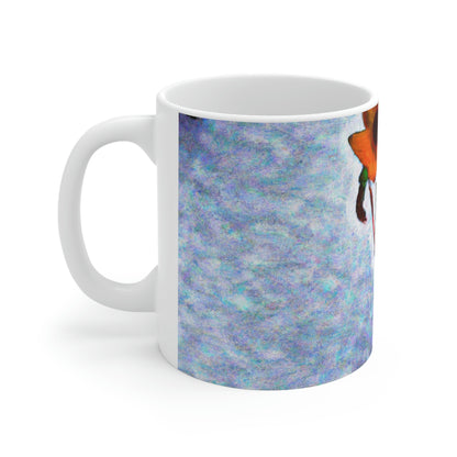 "A Flower Refusing to Shiver" - The Alien Ceramic Mug 11 oz