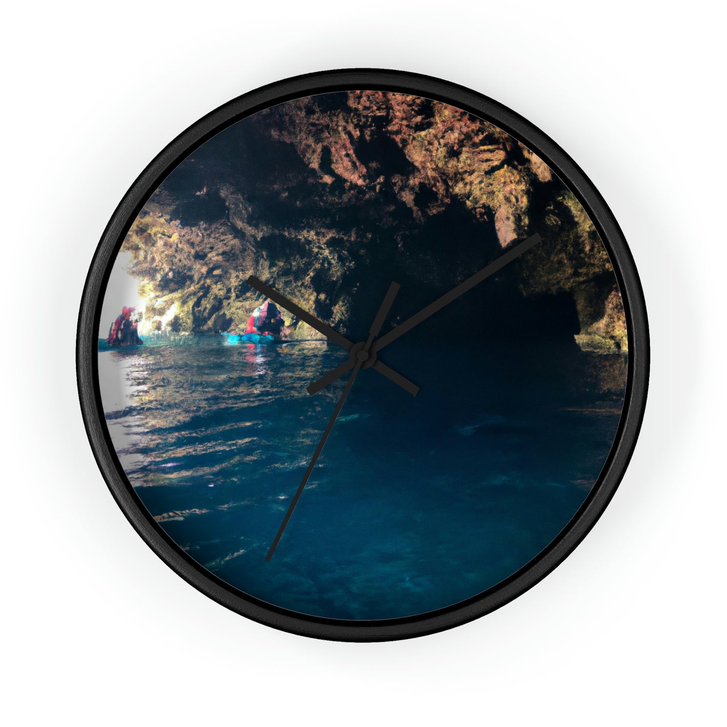 The Diving Depths of the Oceanic Cave - The Alien Wall Clock