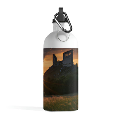 "Enchanted Evening at an Abandoned Castle" - The Alien Stainless Steel Water Bottle